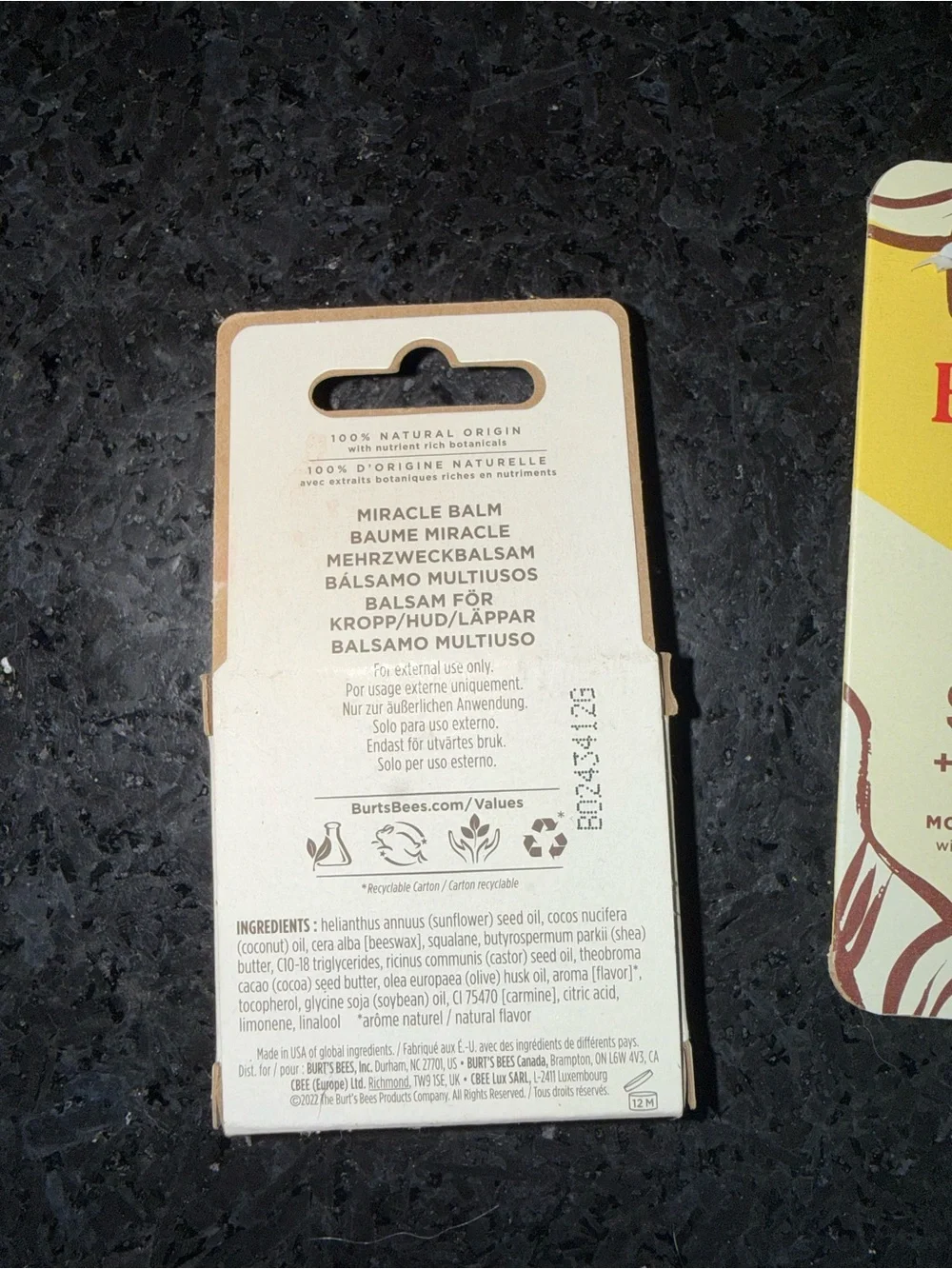 NEW Burt's Bees Shea Body Oil, Peach Pore Scrub, Lip Balm & Miracle Balm SEALED